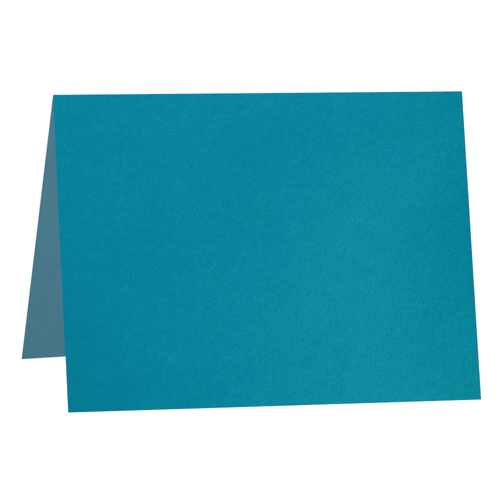 Colorplan Tabriz Blue Folded Place Cards