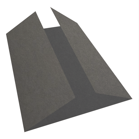 Colorplan Dark Grey Gate Fold Cards 