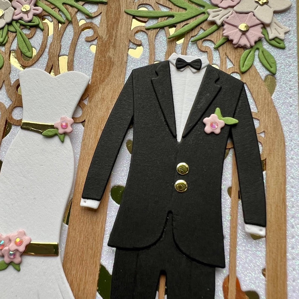 Spellbinders Dies - Wedding Dress & Tuxedo