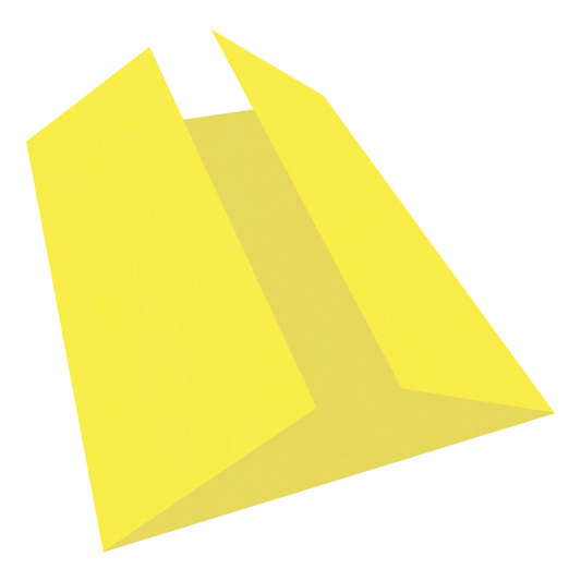 Colorplan Factory Yellow Gate Fold Cards 