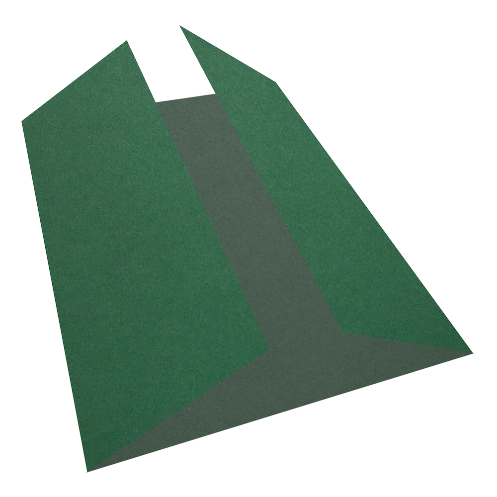 Colorplan Forest Green Gate Fold Cards 