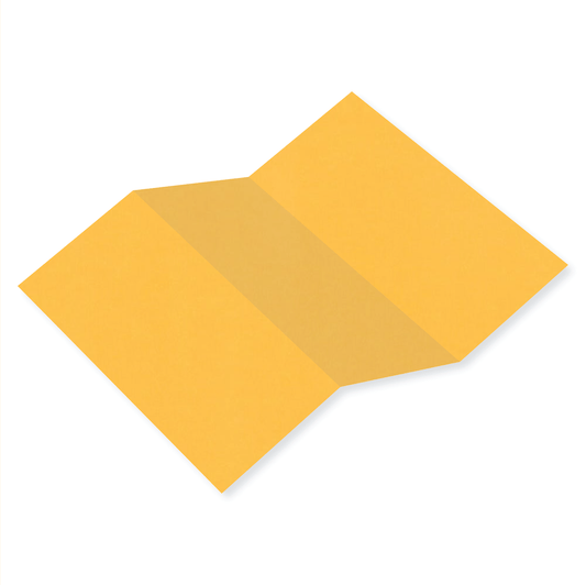 Sirio Color Gialloro Tri Fold Card