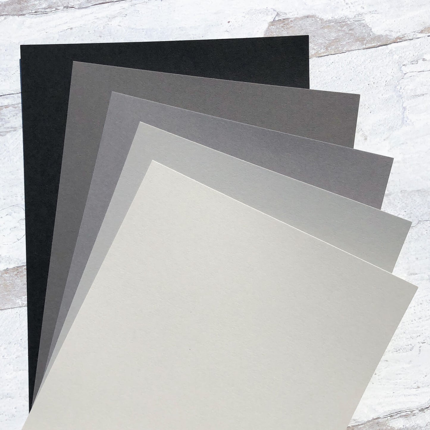 Grayscale Cardstock Collection Fan