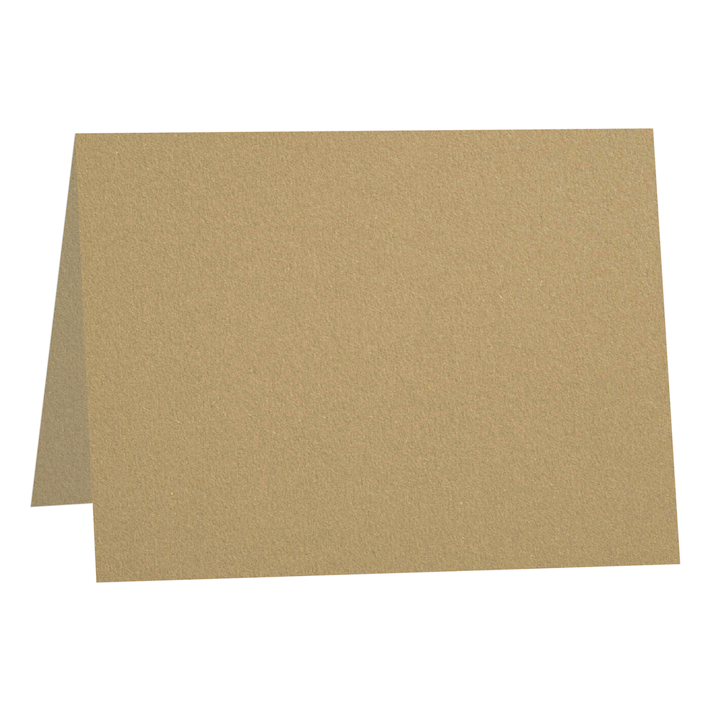 Materica Kraft half-fold blank cards