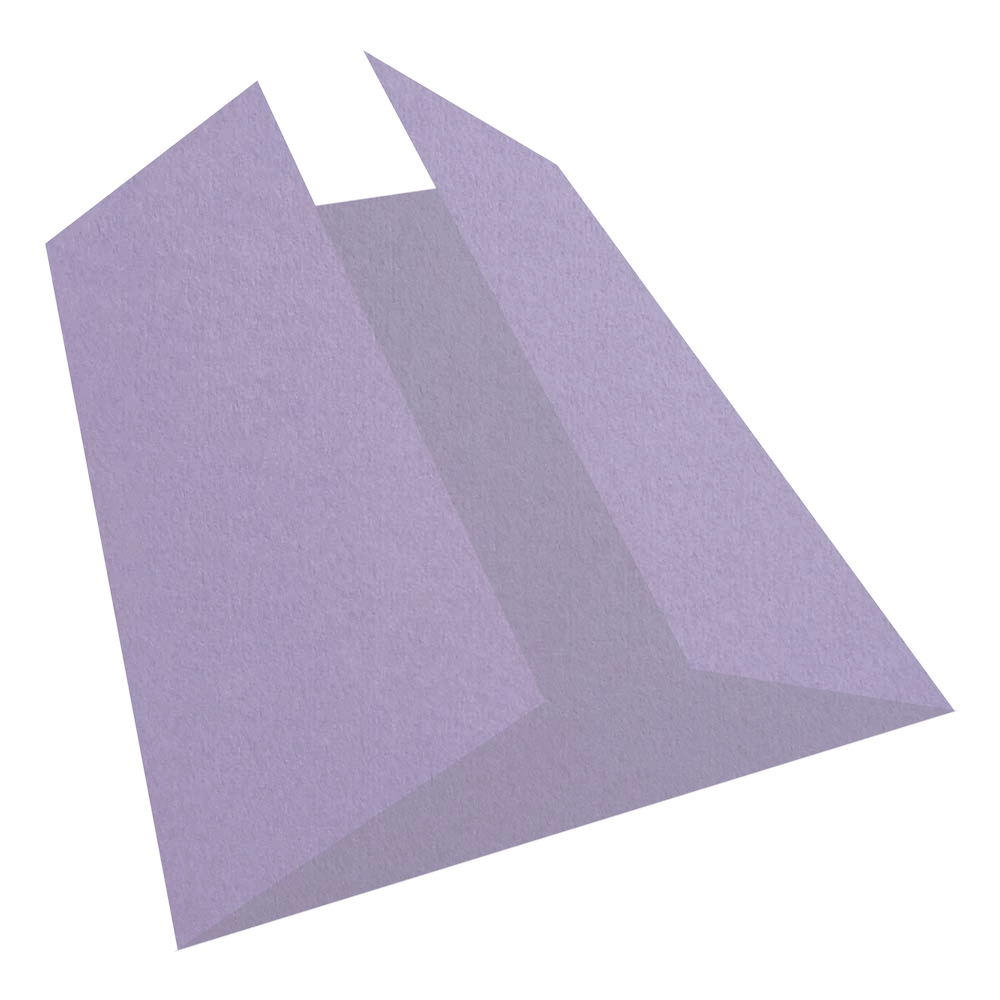 Colorplan Lavender Gate Fold Cards 
