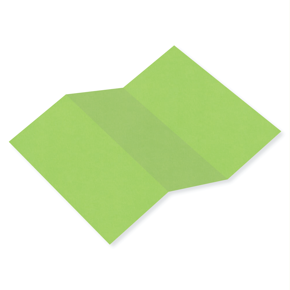 Sirio Color Lime Tri Fold Card