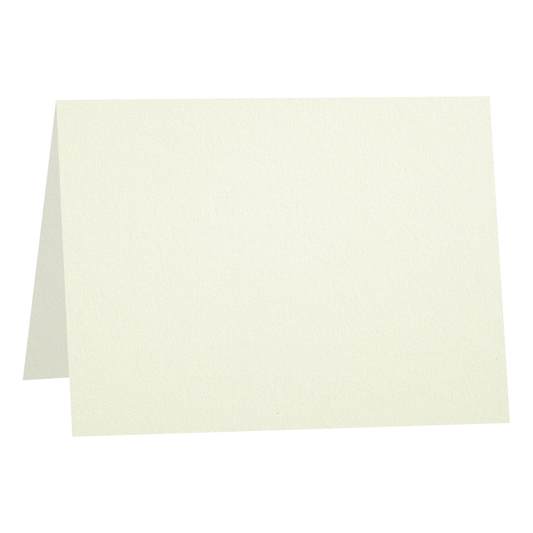 Materica Limestone half-fold blank cards