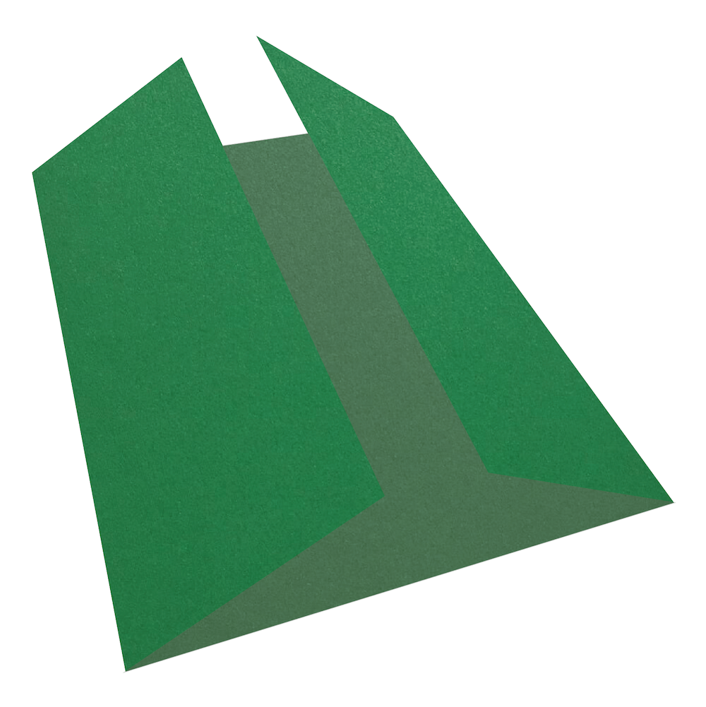 Colorplan Lockwood Green Gate Fold Cards 