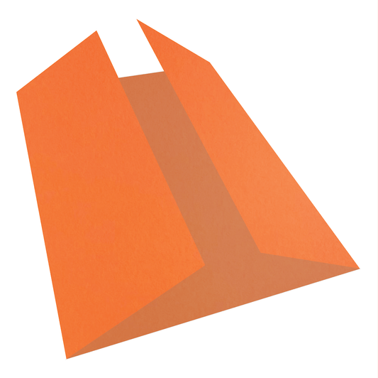 Colorplan Mandarin Orange Gate Fold Cards 