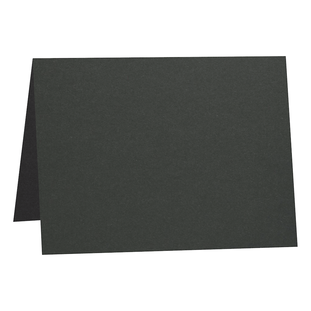 Woodstock Nero Black Half Fold Cards