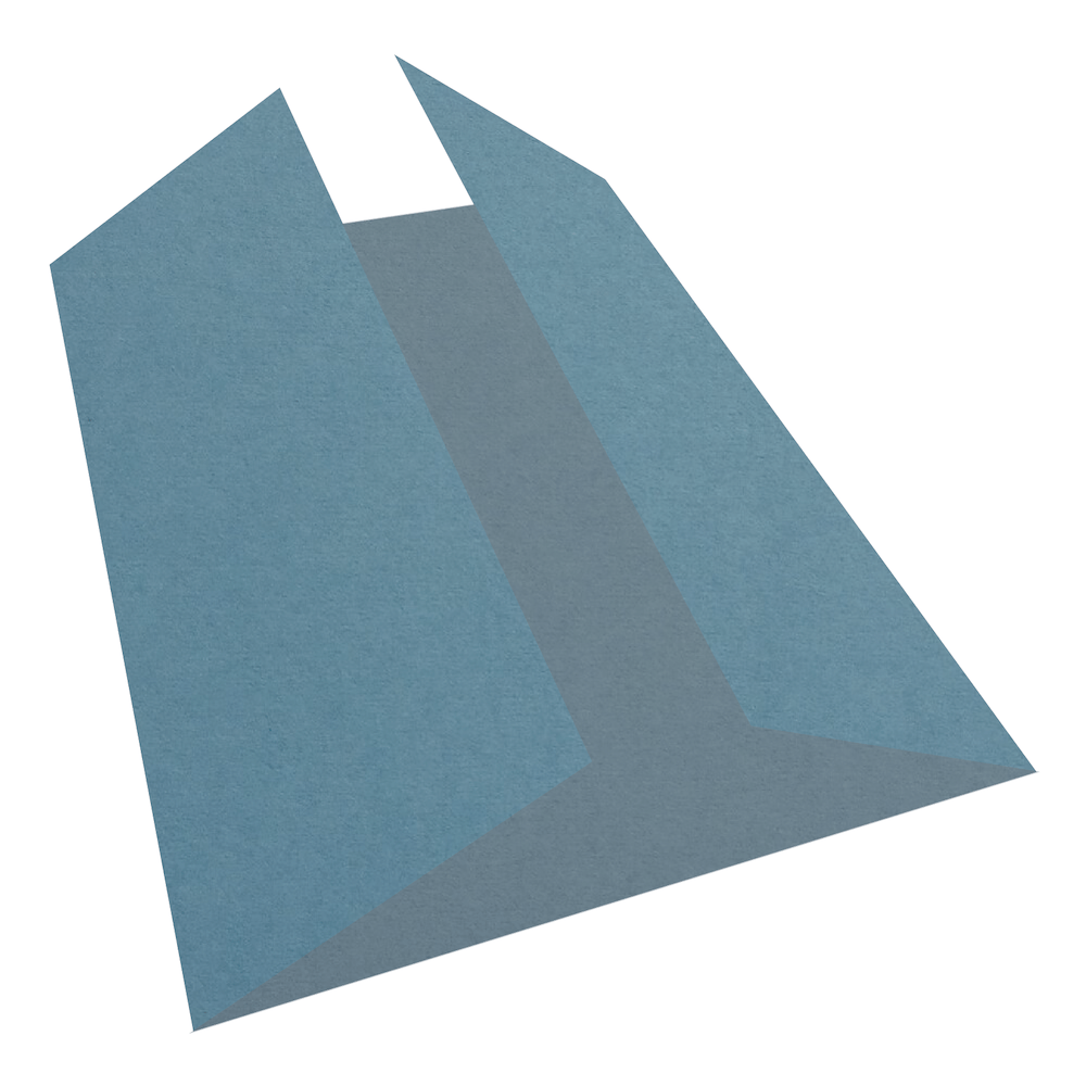 Colorplan New Blue Gate Fold Cards 