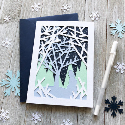 Nightshift Blue Cardstock  | Solid-Core Recycled