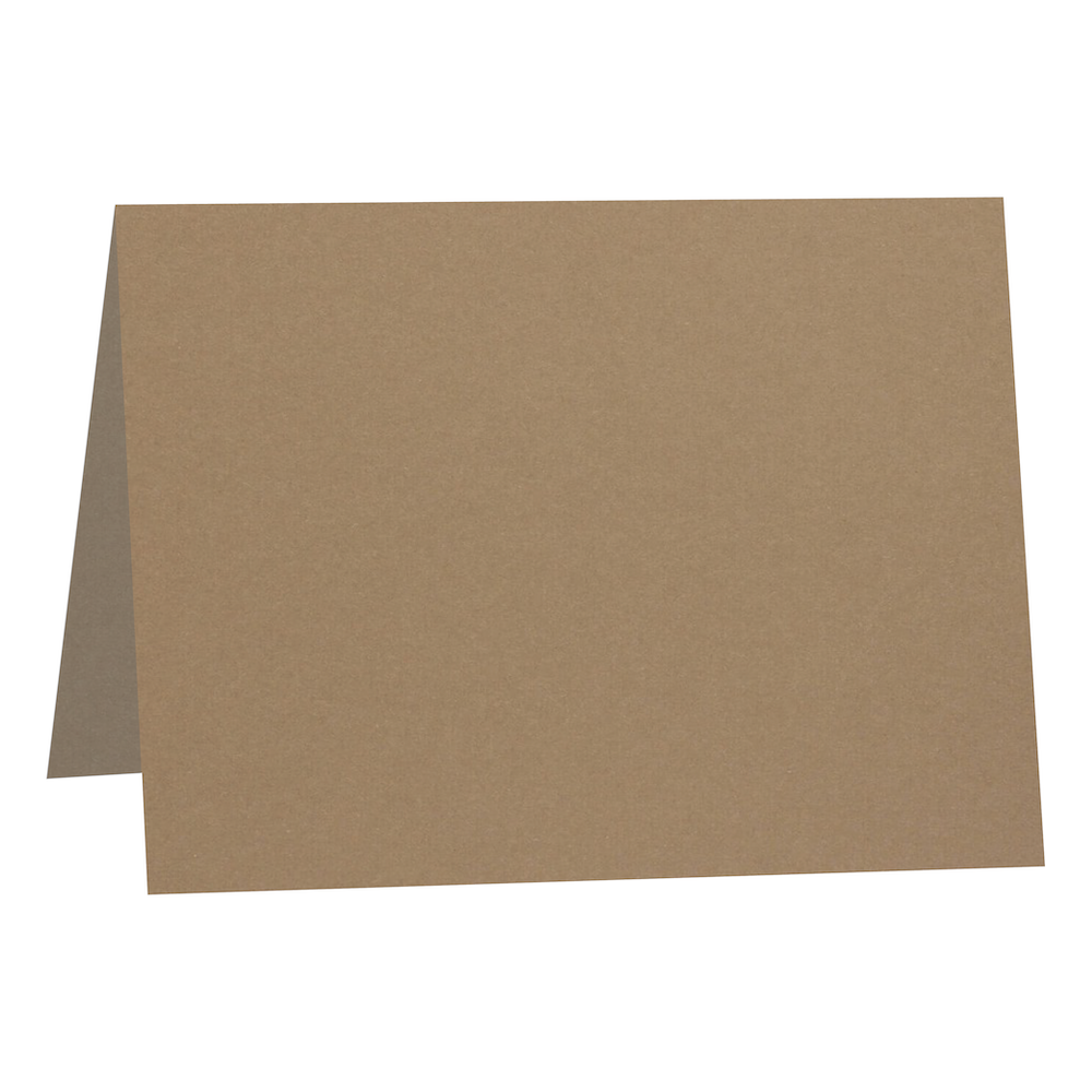 Woodstock Noce Brown Folded Place Cards