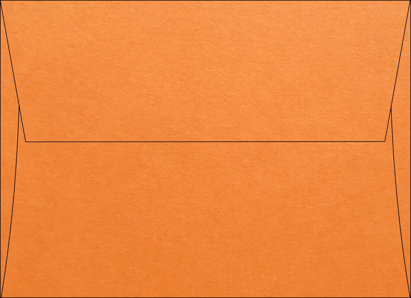  Orange Fizz | Pop-Tone Square Flap Envelopes 