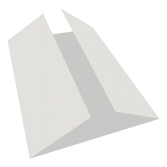 Colorplan Pale Grey Gate Fold Cards 