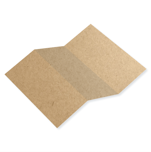 Paper Bag Kraft Tri-Fold Card