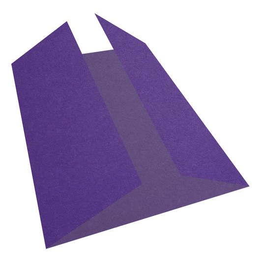 Colorplan Purple Gate Fold Cards 