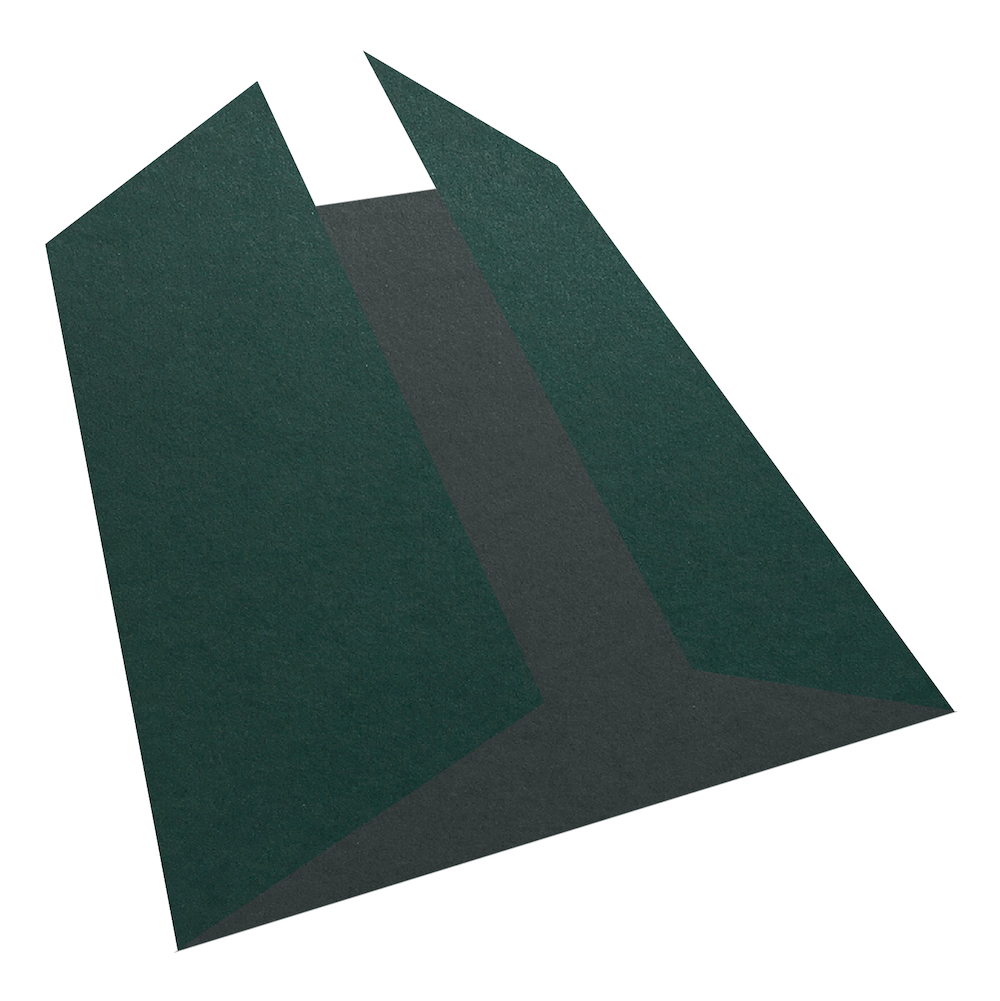 Colorplan Racing Green Gate Fold Cards 