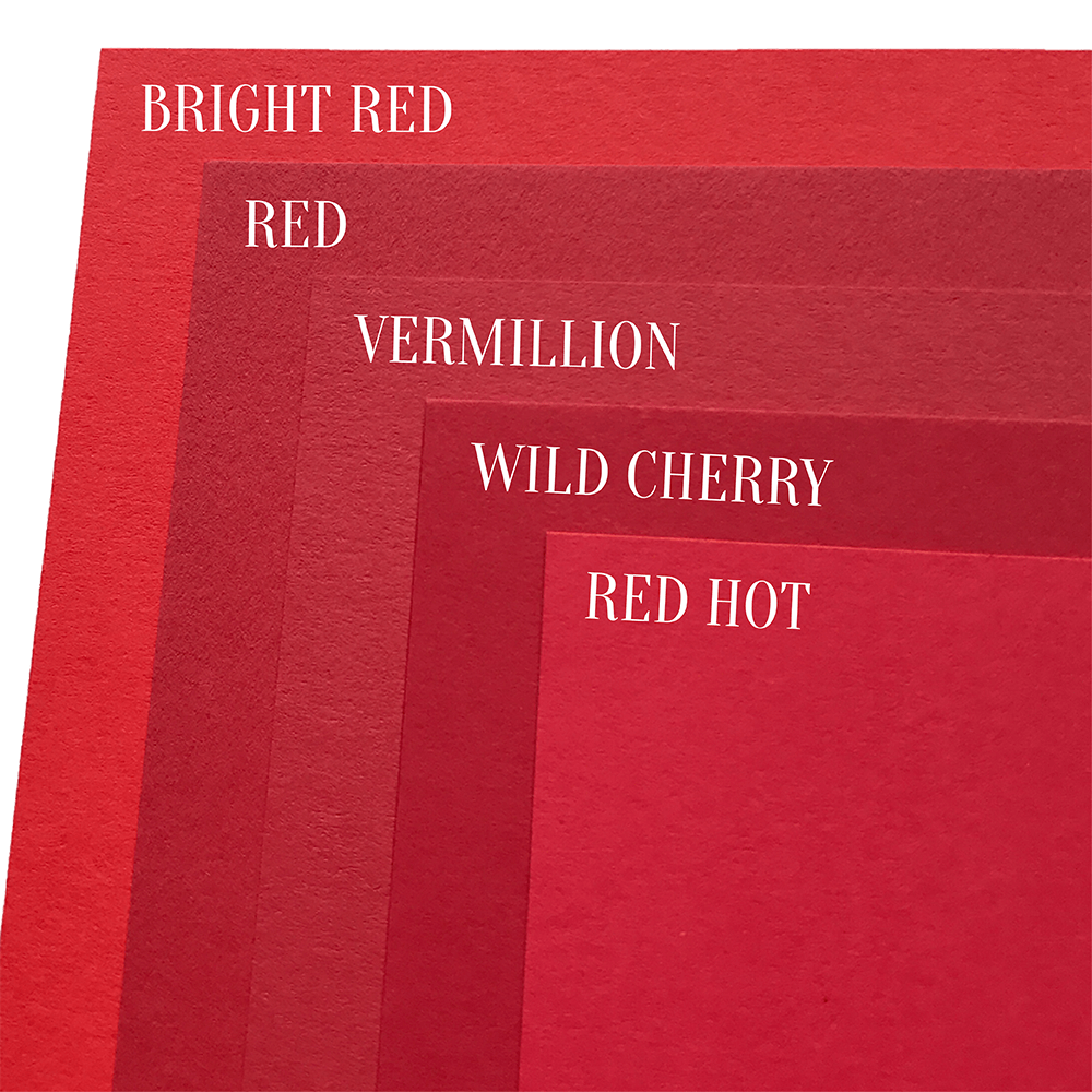 Wild Cherry Pop-Tone Cardstock | Solid-Core | Flat Shipping