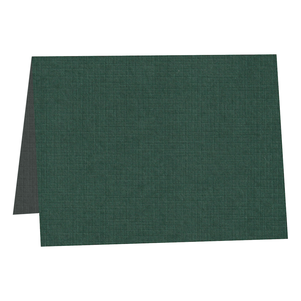 Evergreen Linen Half-Fold Cards