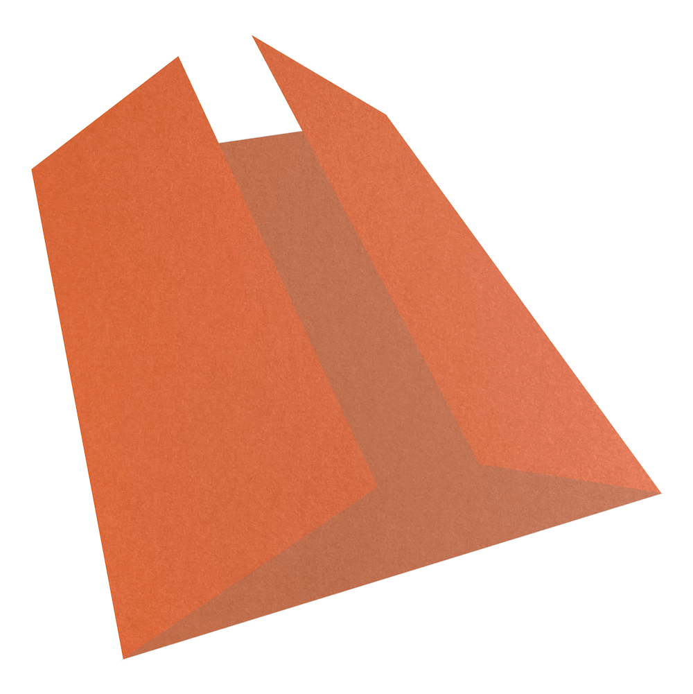 Colorplan Rust Gate Fold Cards 