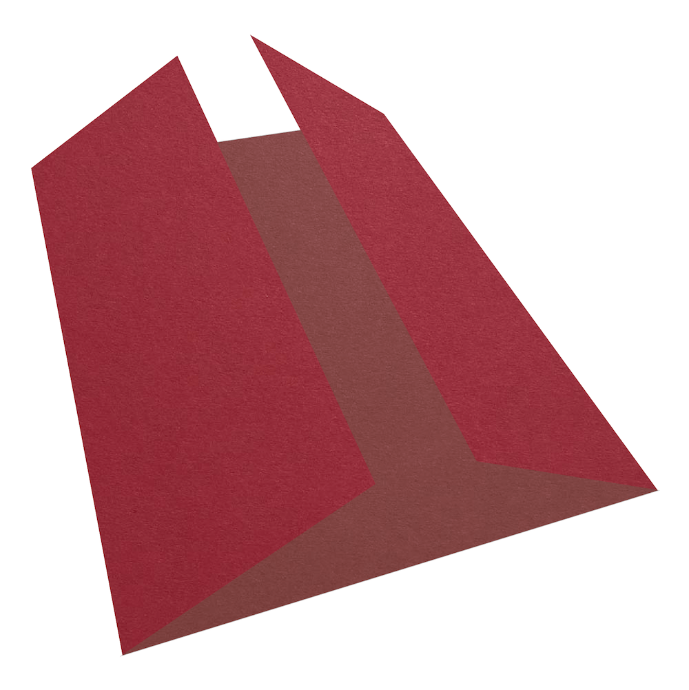 Colorplan Scarlet Gate Fold Cards 