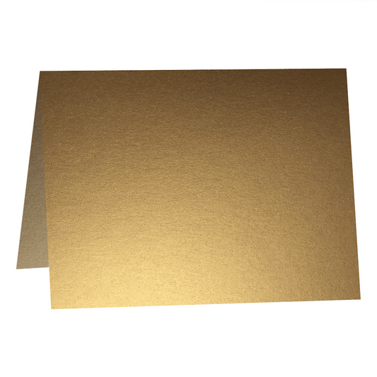 Stardream Antique Gold Folded Place Cards