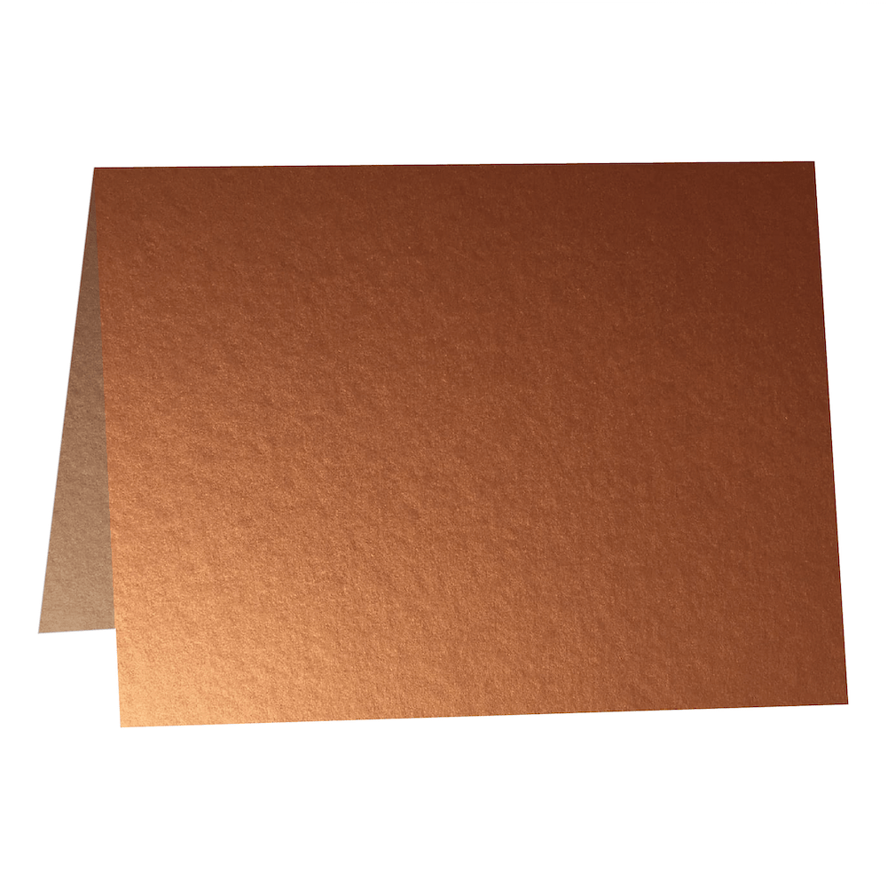 Stardream Copper Folded Place Cards