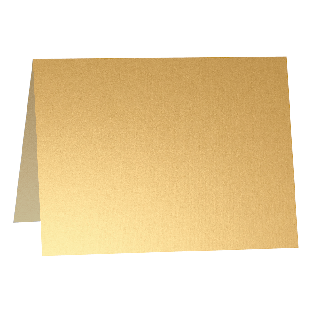 Stardream Gold Folded Place Cards
