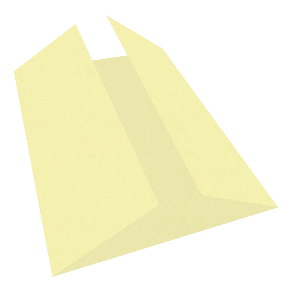 Sorbet Yellow Gate Fold Cards