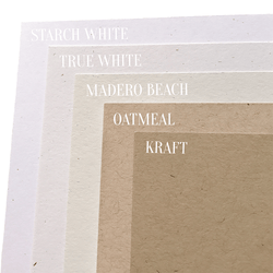 Starch White Cardstock - Cover Weight - Speckletone – French Paper