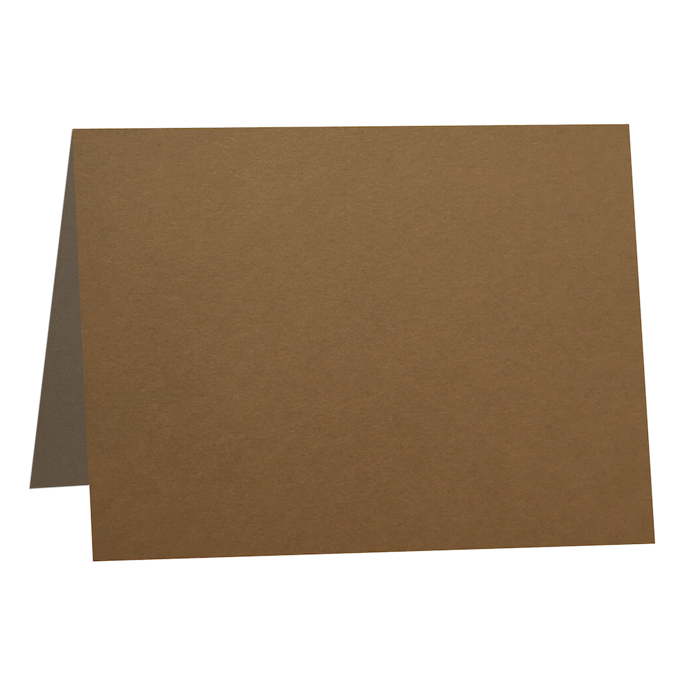 Speckletone Brown Half-Fold Cards