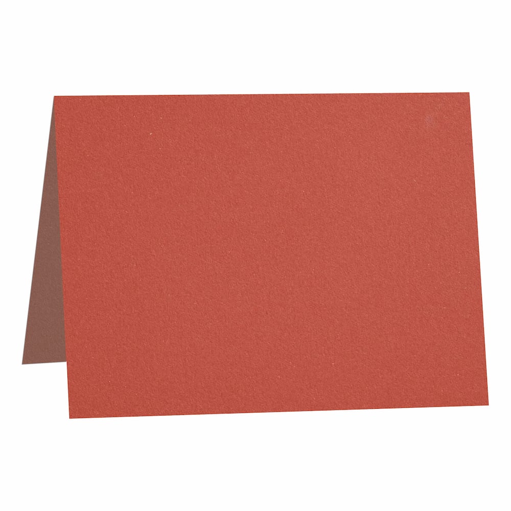Materica Terra Rossa half-fold blank cards