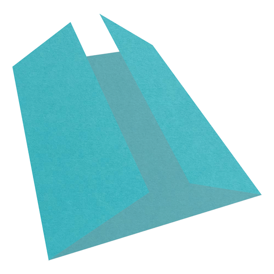 Colorplan Turquoise Gate Fold Cards 