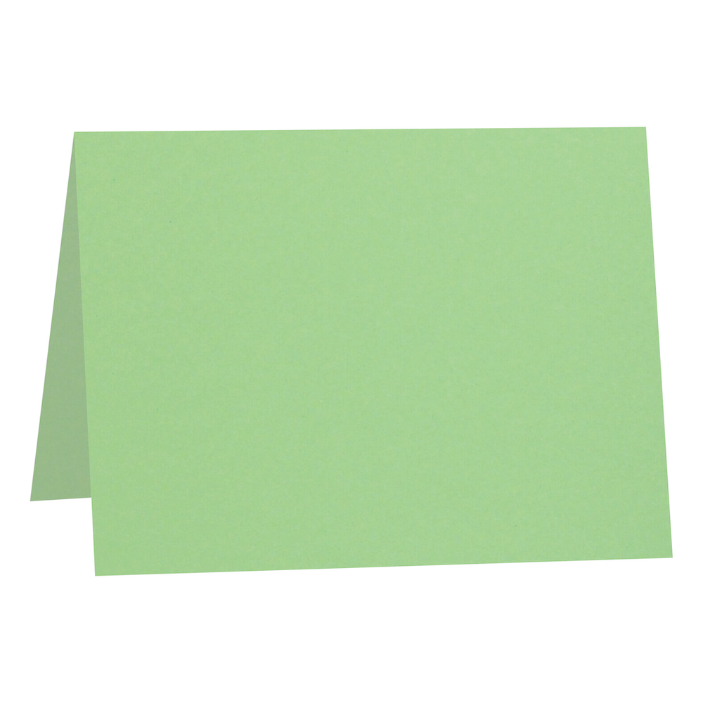 Woodstock Verde Green Folded Place Cards